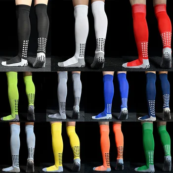 Гумени чорапи Нескользящие дишащи 2023 Мъжки Спортни Летни памучни чорапи за бягане, Дълги футболни чорапи с Високо качество за мъже и жени