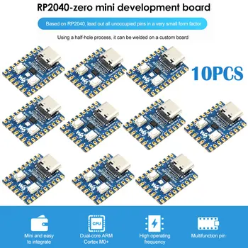 10ШТ Raspberry Pi RP2040-Нула Микроконтролер PICO Development Board RP2040 Двуядрен Процесор Cortex M0 + 2 MB Flash