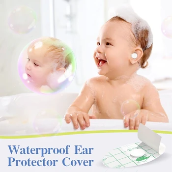 Детски Водоустойчив протектор за уши, Инструмент за душата, за плуване, за Помощ за защита на ушите, Етикети за уши, Аксесоари за къпане и плуване