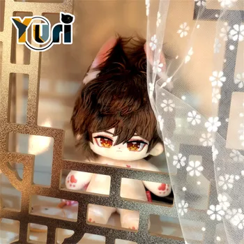 Viara Game Genshin Impact Zhongli Zhong Li 20 см, плюшен кукла, играчка за Тяло, Сладък Cosplay, подарък за феновете C YK