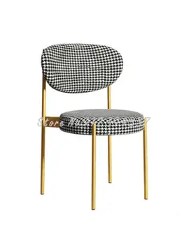 Столче за грим, лесен луксозен стол с облегалка, уютна спалня за момичета, ins, чист червен тоалетка в скандинавски стил, табуретка в съвременен стил минималистичном