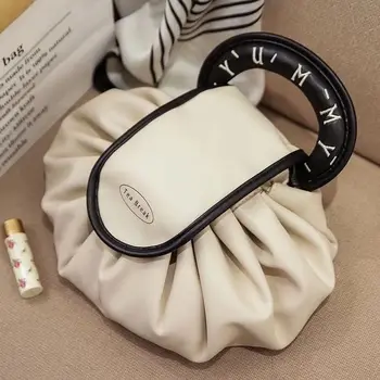 Нова скъпа косметичка, чанта за измиване, водоустойчив преносима чанта за съхранение с голям капацитет, по-лека, Луксозна, Нишевая пътна чанта