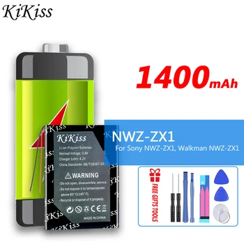1400 ма KiKiss Взаимозаменяеми Батерия US453759 За Sony NWZ-ZX1 За Цифрови Батерии Walkman NWZ-ZX1 MDR-HW700DS