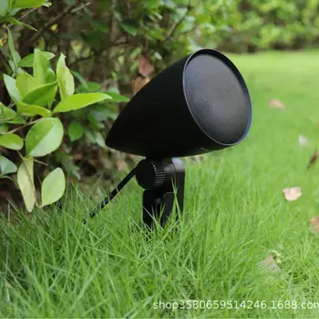 Външен водоустойчив високоговорител за градината на тревата вили с инсталирана под постоянен натиск озвучителна система за музика за фон