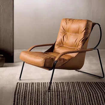 Дизайнерски стол с възможност за сгъване на облегалката, столове за всекидневна, Открит офис, Единична салон, Скандинавски Фотьойл, една Спалня, Мързелива Луксозно обзавеждане за дома Fauteuil