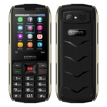 СЕРВО H8 Мобилен телефон 4 СИМ-карта 4 режим на готовност за Бърз Набор от Магически Гласово повикване Запис Фенерче GPRS Power Bank GSM 2,8 