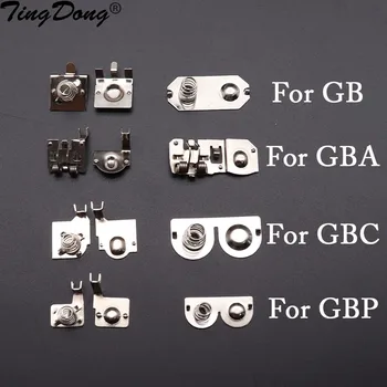Клеми на батерията, извити контакти, смяна на пружини батерия за игрова конзола GBC, GBA GB GBP за Nintend Game Boy Advance