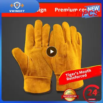 1~10PCS Sheepskin Gloves Riding Driving Motocycle ръкавици кожени Golf Glove работни ръкавици Кожени Мъжки Working ръкавици