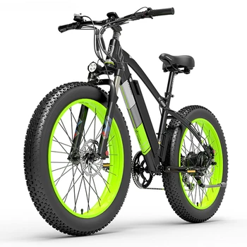 В наличност в ЕС Великобритания Електрически велосипед 26 инча 1000 W с дебели Гуми, Плажен снежна Електрически Велосипед 48 17,5 AH литиево-йонна батерия Планински Ebike
