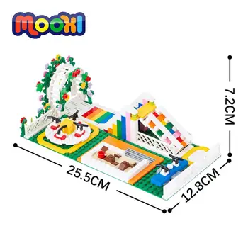 MOOXI City Street View Детски Парк Модел Блок Строителство Тухла Развитие Играчка За Деца, Подарък на Приятел, Сглобяване на Детайли MOC4038