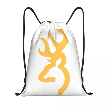 Обичай логото на Browning Раница на съвсем малък Чанти за Мъже Женски Леки спортни чанти за фитнес зала за пътуване