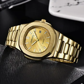 Луксозни Мъжки Модерен часовник Nautilus от неръждаема Стомана, Аналогов спортни кварцови ръчни часовници, Часовници За мъже, Луксозни автоматични часовници Steeldive