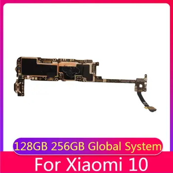 Оригиналната дънна платка за Xiaomi Mi 10 5G дънна Платка 128 GB, 256 GB Отключен Глобална система за MIUI Основни схеми за Логическа такса