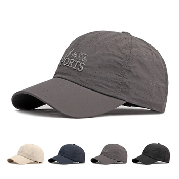 Мъжки солнцезащитная шапка за улицата, Класическа бродирана шапка, бързосъхнеща, шапката за голф, за риболов, Дишаща бейзболна шапка, дамски бейзболна шапка