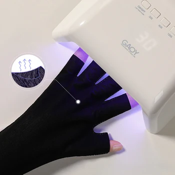 2 бр. Ръкавици за защита от ултравиолетова светлина, led лампа, ръкавици за защита от ултравиолетова радиация, Гел за нокти, сешоар за нокти, обзавеждане за дизайн на ноктите