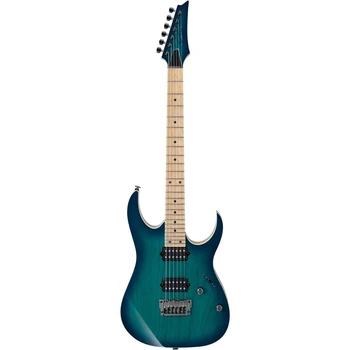Електрическа китара Prestige серията RG652AHMFX-NGB Мъглявина Green Burst Ash