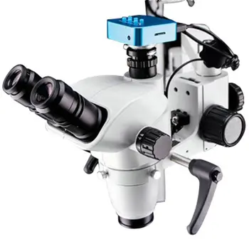 Монтирани на стол Лесно роуминг Дълъг Лост Цифров Фотоапарат с 2.5-25-кратно Увеличение Хирургичен Микроскоп