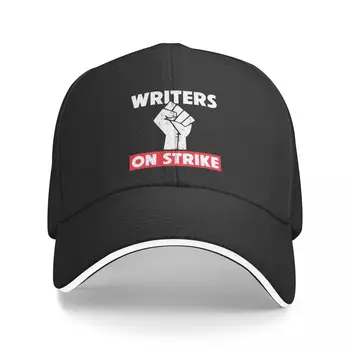 Writers On Strike WGA Strike Против Ai бейзболна шапка С Защелкивающейся Облегалка, Шапка За Плажна Разходка, Шапка За Голф, Мъжки Дамски Шапка, Мъжки