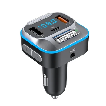 Автомобилен Bluetooth Съвместим музикален приемник Безжичен адаптер с ниско закъснение USB