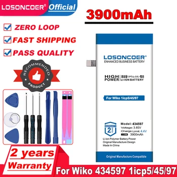 LOSONCOER висок клас марка, 100% Нова Батерия с капацитет от 3900 mah 434597 за Wiko 434597