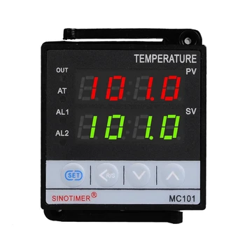 MC101 Цифров дисплей на температурата по Целзий/Фаренхайт Режими на Въвеждане, сензор Изходния конвертор