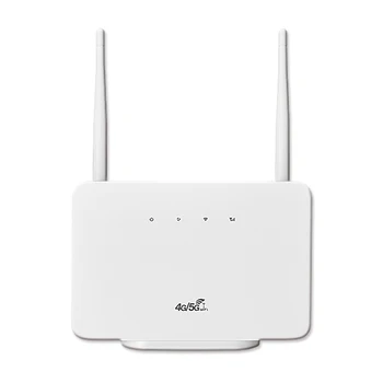 WiFi Рутер 300 Mbit/s 4G Рутер Безжичен Модем Външна Антена със Слот за Sim-карти EU Plug за Дома, Пътуване, Работа