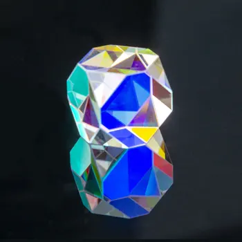 Дъгова оптична стъклена многопластов призма Кубическая призма за декоративен образование 1бр