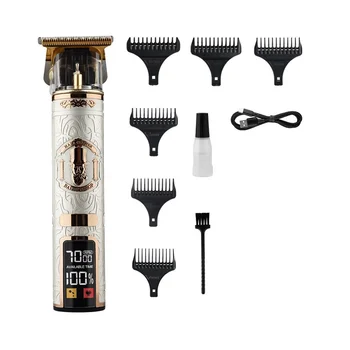 Електрически машинки за стригане, USB Акумулаторна Машинка за оформяне на брада, Професионална Мъжки Машина за подстригване на Коса Фризьорски салон за Подстригване на Брада, C