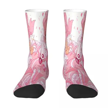 Cherry Blossom Card Captor SAKURA Аниме CardCaptor Магически чорапи за момичета, Мъжки И дамски чорапи от полиестер, адаптивен дизайн