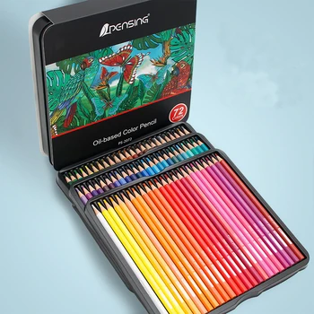 Стоки за бродерия 72 бр. в опаковка Цветни Моливи, писалка за рисуване ярки цветове за възрастни Художници, юноши, ученици, Смесване на бои