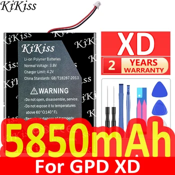 Мощна батерия KiKiss за батериите GPD XD 5850mAh + безплатни инструменти