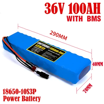 36V 100Ah 10S3P 36V акумулаторна Батерия 1000W 42V 18650 Акумулаторна батерия за Xiaomi M365 Pro Ebike Велосипеден Скутер Вътре с 20A BMS