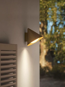 Външен водоустойчив, с монтиран на стената лампа, лампа за тераса и градина, открит пейзаж, входна врата, външен стенен монтаж лампа