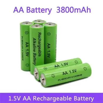 Батерия AA 3800mAh 1.5 V Акумулаторна батерия AA 3800mAh 1.5 V Акумулаторна батерия за играчка дистанционно управление Безплатна доставка
