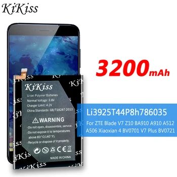 3200 ма Li3925T44P8h786035 Батерия за мобилен телефон за ZTE Blade V7 Z10 BA910 A910 A512 A506 Xiaoxian 4 BV0701 Plus V7 BV0721