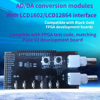 Модул AD /DA TLC549/TLC5615/Модул за събиране на сигнали/Модул за експерименти в однокристальном микрокомпьютере FPGA