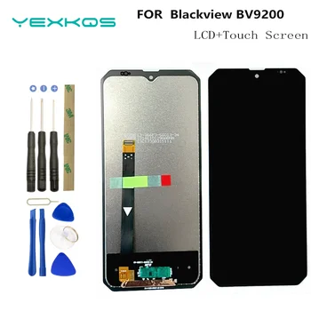 100% чисто Нов оригинален LCD сензорен дисплей за телефон Blackview BV9200, резервни части + инструмент за демонтаж на
